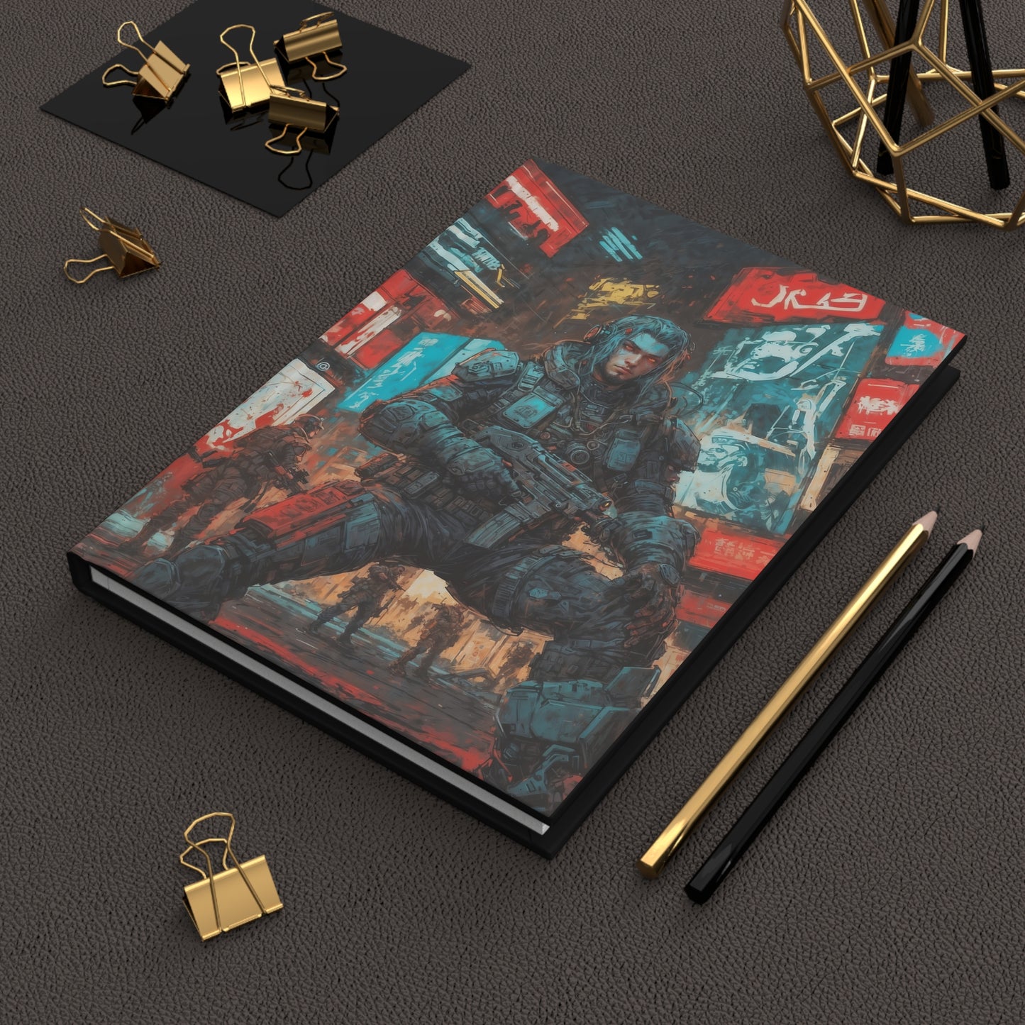 Cyberpunk Mercenary Hardcover Journal Matte