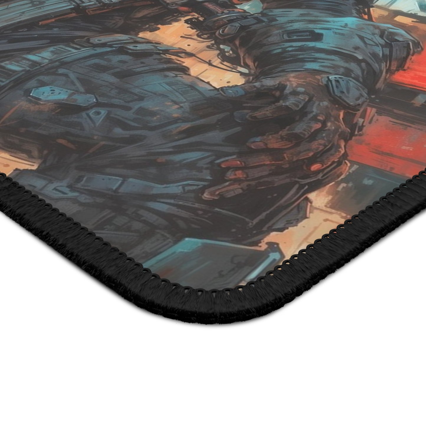 Cyberpunk Mercenary Gaming Mouse Pad